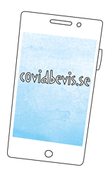 Mobil med Covidbevis